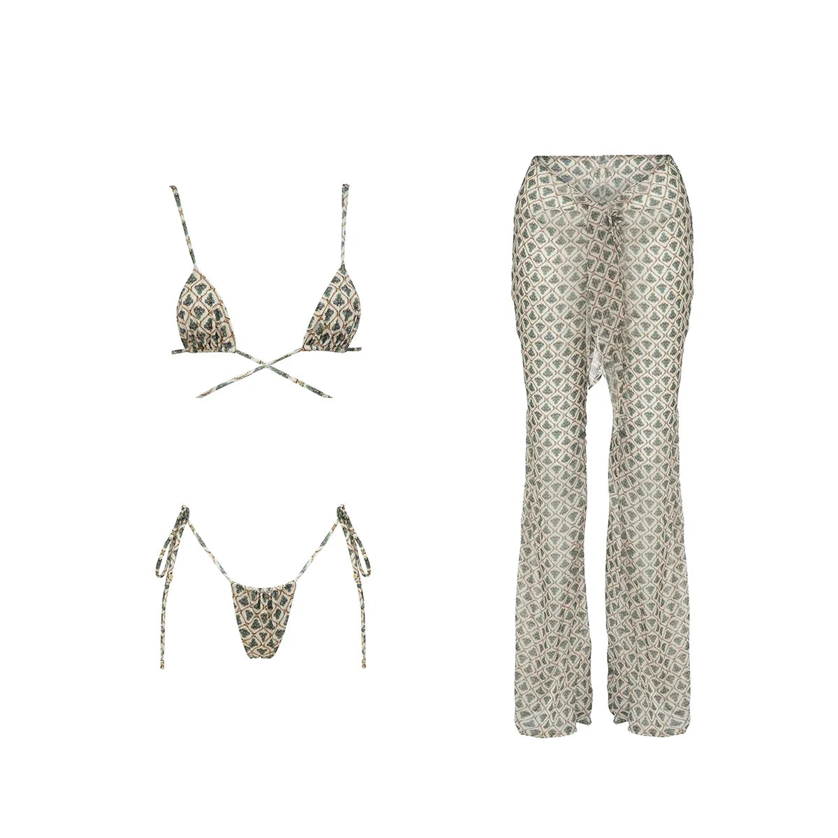 Shoreline Micro Bikini Beach Set